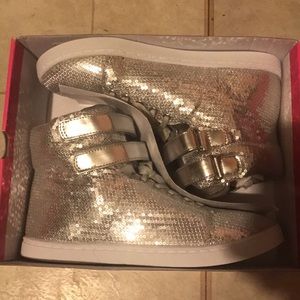 Shoe Dazzle Sequenced High Tops